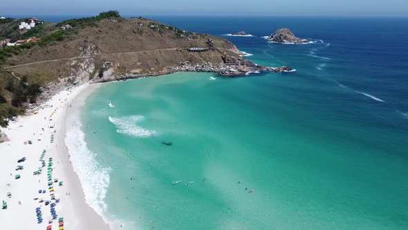 Coast city of Lakes Region tourism landmark of Rio de Janeiro Brazil alt