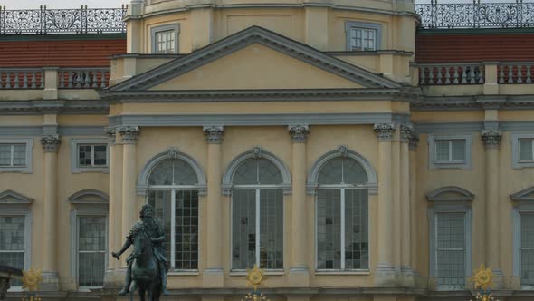 The facade of Charlottenburg Palace in Berlin