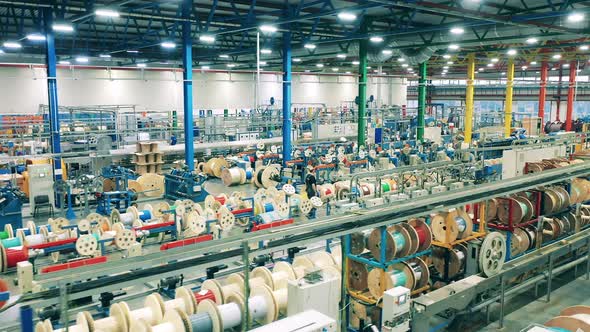 Industrial Equipment at Modern Factory Facility alt