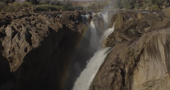 Rocky Waterfall in Africa