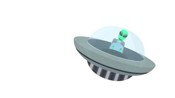 Alien In A Ufo