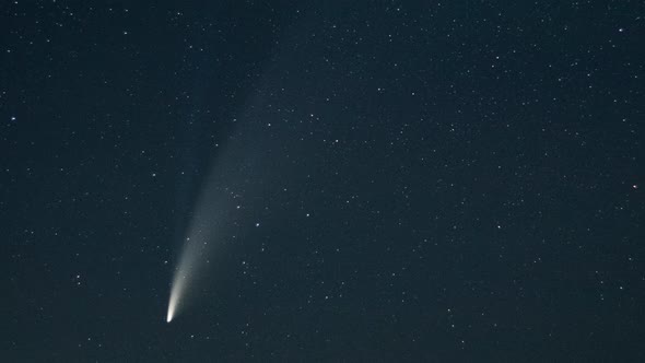 Time Lapse of the C/2020 F3 NEOWISE Comet