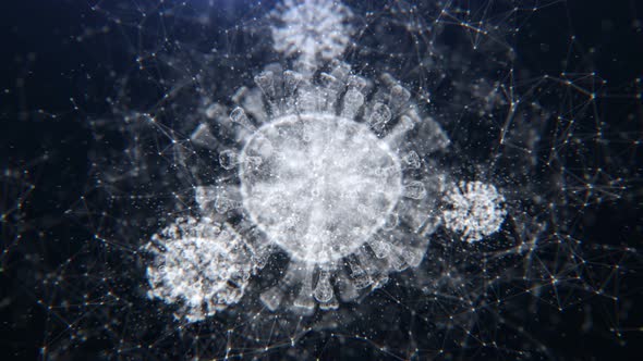 Looped Plexus Virus In 4K alt