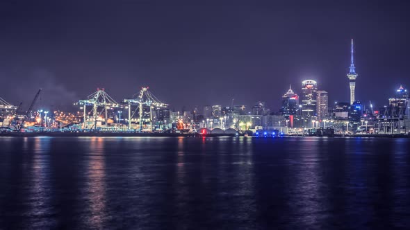 Night timelapse of Auckland alt
