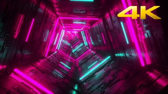 Vj Loop Tunel Colorful 4K Loop, Motion Graphics | VideoHive