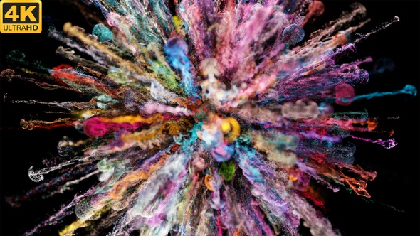 Color Powder Explosion