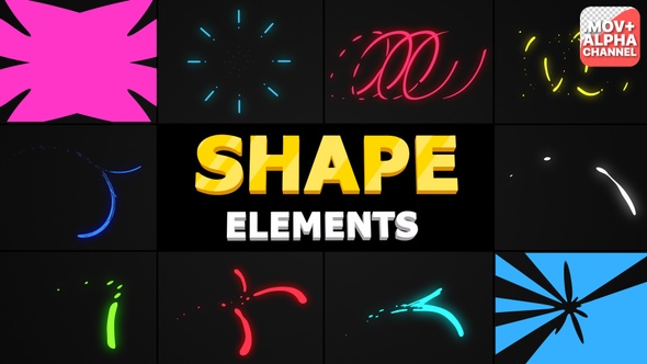 Flying Shapes | Motion Graphics