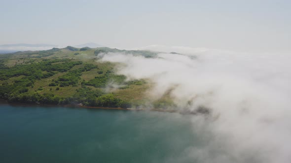 Aerial View of the Krabbe Peninsula in Summer alt