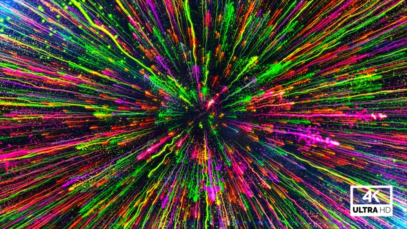 Colorful Particles Background Animation Seamless Looped V3 alt