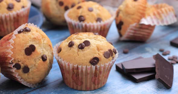 Muffins with Chocolate Chips