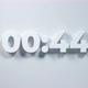Minimal 3D White 60sec Countdown - VideoHive Item for Sale