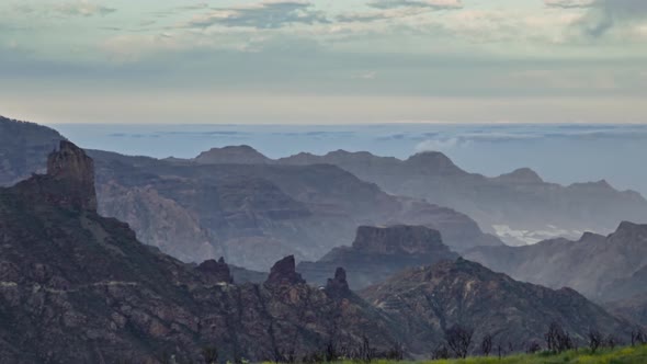Sunrise Hyperlapse Over Tejeda, Gran Canaria alt