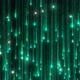 Green glowing particles lines - VideoHive Item for Sale