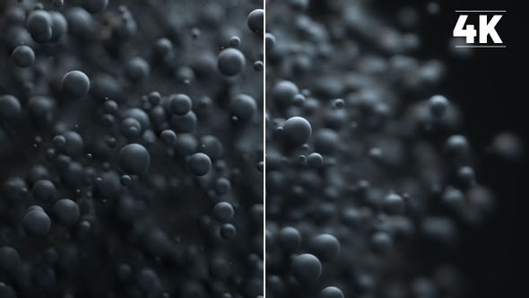 Abstract Dark Particles Background 3D