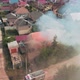 Flight Over a Burning House - VideoHive Item for Sale