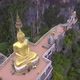 Drone footage of Wat Tham Sua (Tiger Cave Temple) in Krabi, Thailand - VideoHive Item for Sale