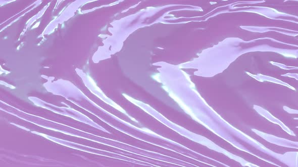 Blank holographic crumpled plastic foil wrap overlay mockup, looped switch alt