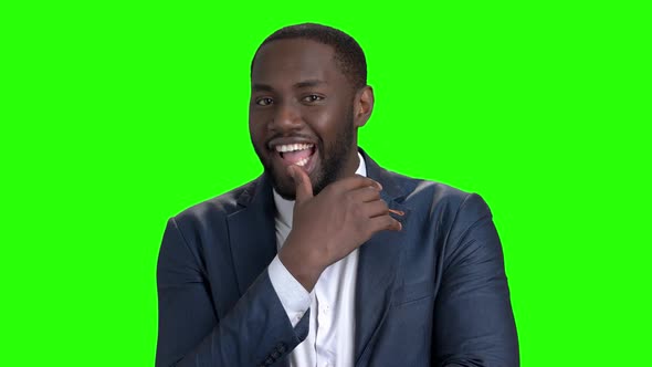 Seductive Afro American Macho Man alt