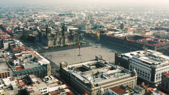 Constitution Square in Mexico City alt