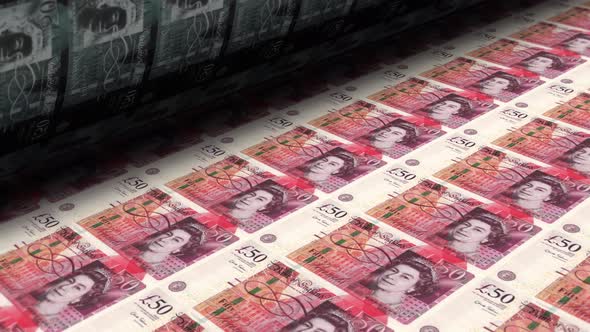 Money Printing Process British Pounds