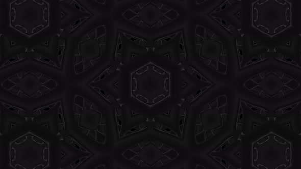 3D Black Matte Abstract Background