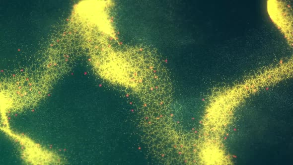 Abstract background with light and particles alt