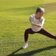Girl Does Morning Exercise - VideoHive Item for Sale