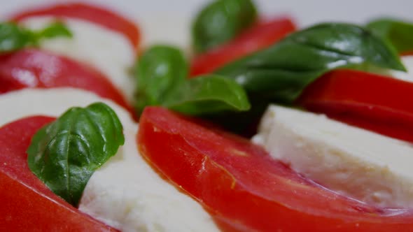 Italian Caprese Salad With Mozzarella And Tomato 01