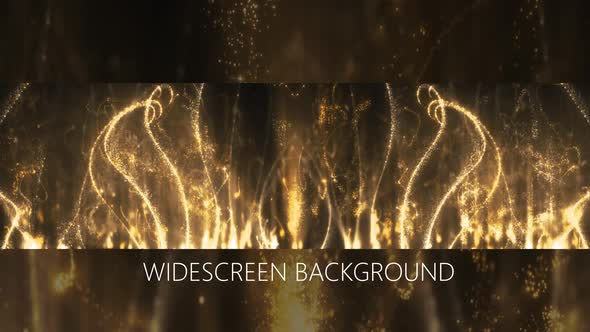Rising Golden Awards Particles Widescreen Background alt