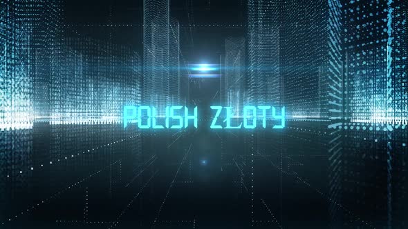 Skyscrapers Digital City Currency Polish Zloty alt