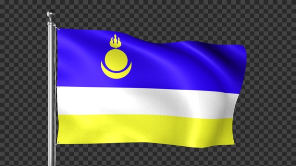 Buryatia Flag alt