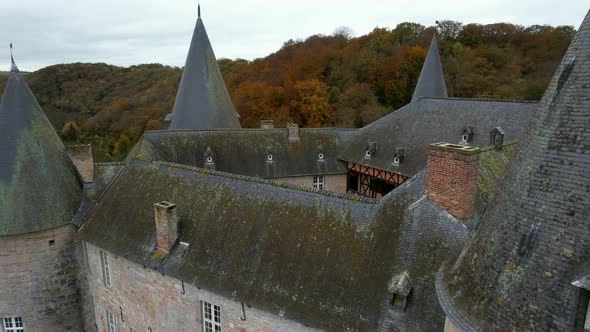 Bourscheid Castle is located near the village of Bourscheid in the north of Luxembourg. It is a medi alt