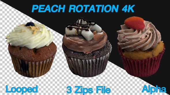 Cupcake Rotation 4K