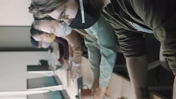 Call Center Operators Working amidst Pandemic alt