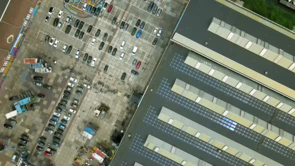 Top down view of NDSM Wharf in Amsterdam alt
