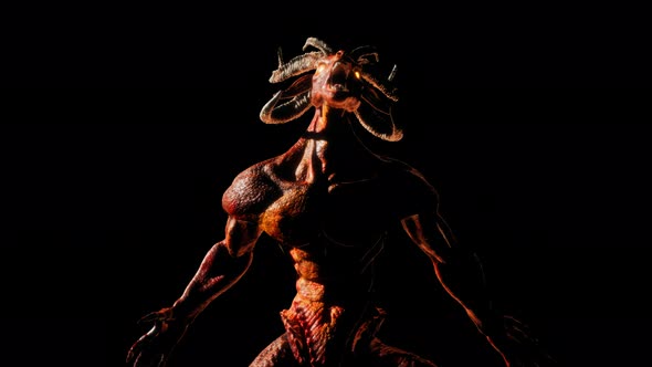 Goat Demon Baphomet VJ Loop alt