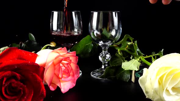 Wine Glasses and Rose alt