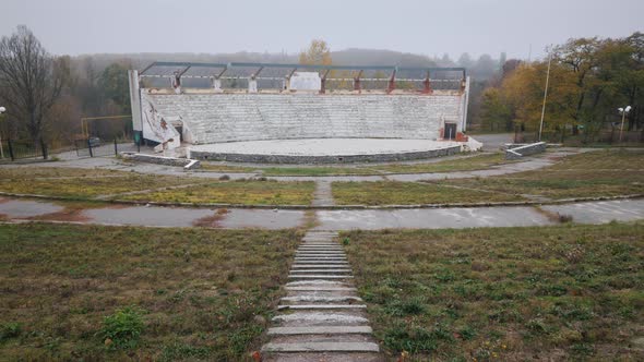 Go To an Abandoned Outdoor Scene, First-person View alt
