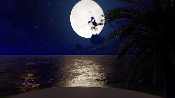 moon light reflection