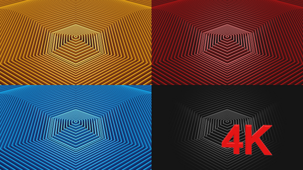 Hexagons Form A Wave alt