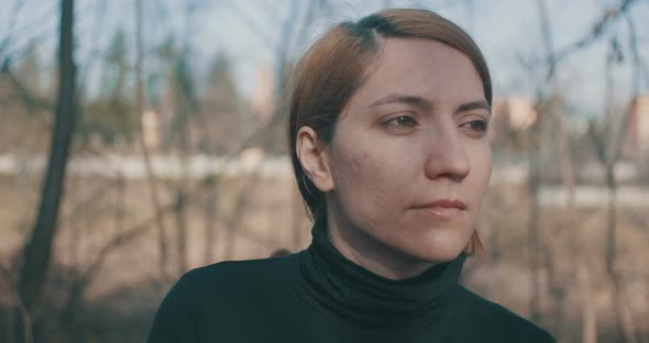 Happy Woman With Turtleneck alt