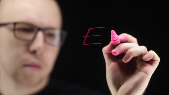 Formula Equivalence of Mass and Energy on a Transparent Surface alt