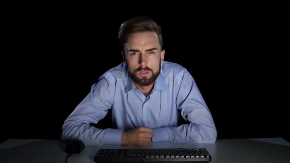 The Man Is Outraged By What They Saw in the Monitor alt