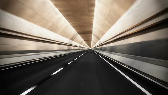 Endless ride through the mysterious infinite tunnel. Loopable animation. HD alt