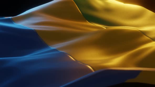 Gabon - Stylized Flag alt