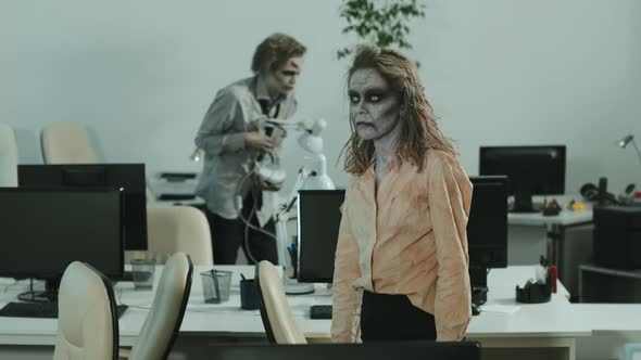 Mindless Zombie Office Workers alt