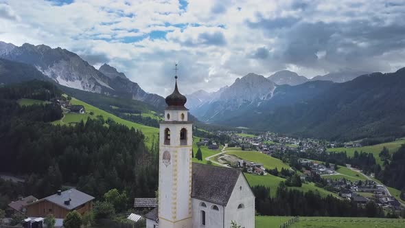 Alpine Village in the Dolomites alt