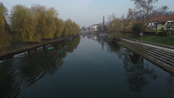 Kayaking on Ljubljanica River alt