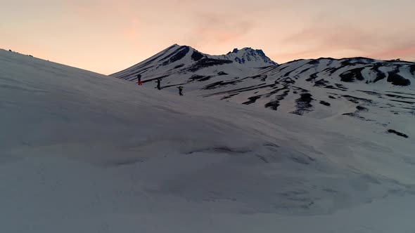 Mountains Summit Snow Walking alt