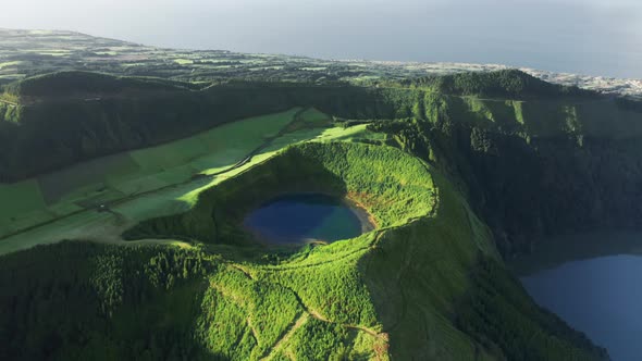 Drone Footage of the Sao Miguel Prettiest Viewpoint alt